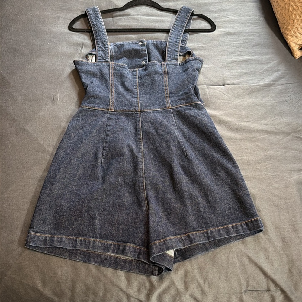 Jean romper - Picture 7 of 9